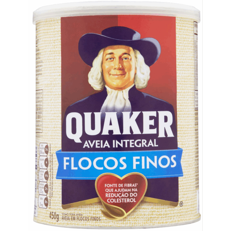 AVEIA QUAKER 450G FLOCOS FINOS LT