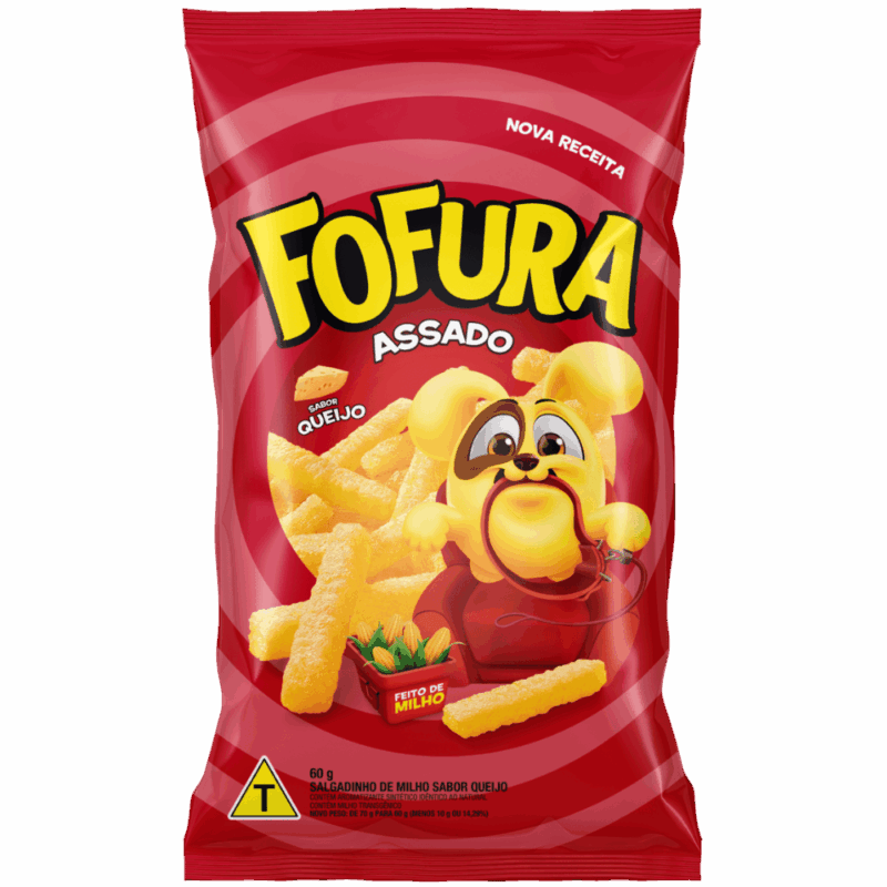 SALGADINHO FOFURA ASSADO QUEIJO 60G