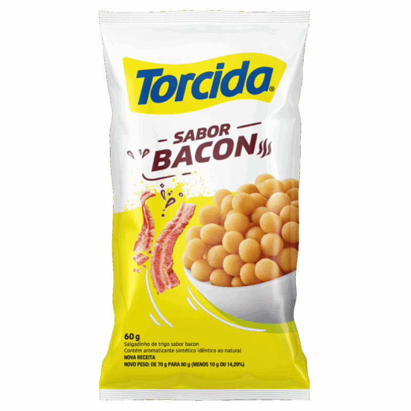 SALGADINHO TORCIDA BACON 60G