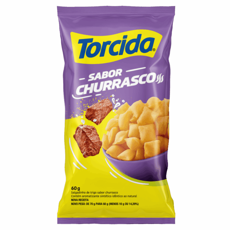 SALGADINHO TORCIDA QUEIJO 60G
