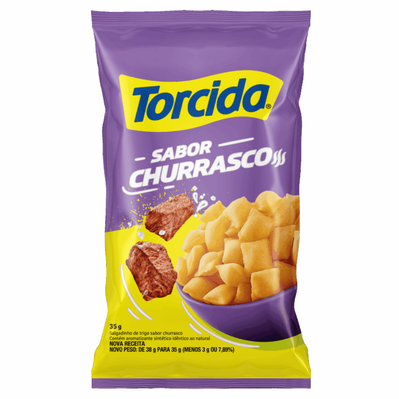SALGADINHO TORCIDA CHURRASCO 35G